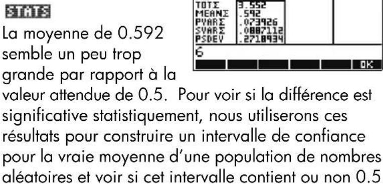 HP 39gs - Calculer les statistiques - 1
