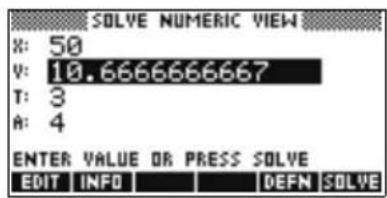 HP 39gs - Approximation par un graphique - 11