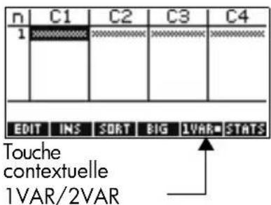 HP 39gs - Ouvrir l'aplet Statistics - 2
