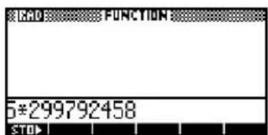 HP 39gs - Example - 7