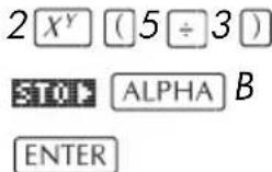 HP 39gs - Gestion des variables - 3