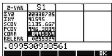 HP 39gs - Calculer des statistiques - 2