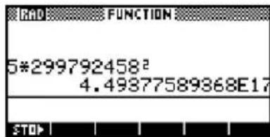 HP 39gs - Example - 8