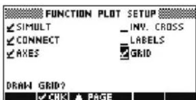 HP 39gs - Configuration du trace - 4