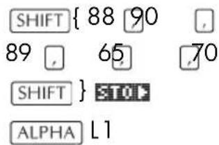 HP 39gs - Example - 1
