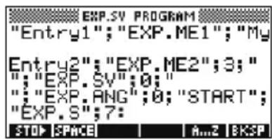 HP 39gs - Configuration du menu VIEWS - 1