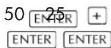 HP 39gs - Répéter une ligne précédente - 1