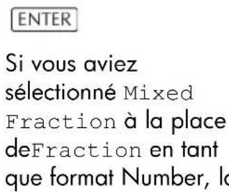 HP 39gs - Calculs de fractions - 4
