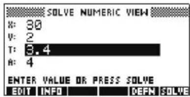 HP 39gs - Approximation par un graphique - 8
