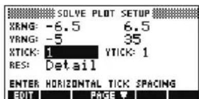 HP 39gs - Approximation par un graphique - 5
