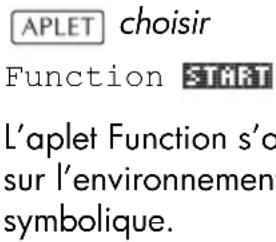 HP 39gs - Ouverture de l'aplet Function - 1