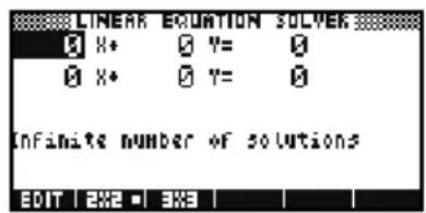 HP 39gs - Introduction à l'aplet Linear Solver - 1
