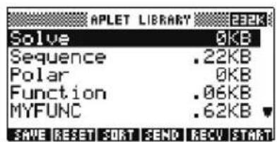 HP 39gs - Ouvrir l'aplet Solve - 3