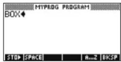 HP 39gs - Entrer des commandes - 5