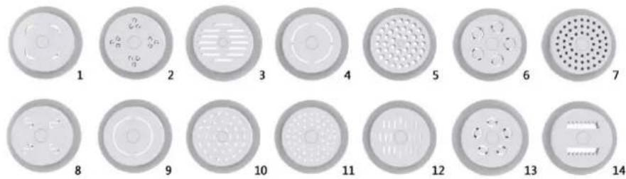 TREBS PastaGusto Pro 99223 - Description des composants de cette machine à pate : - 6