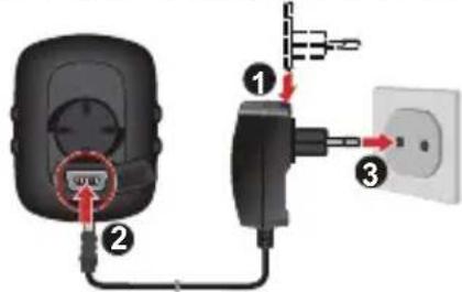 MIO Cyclo 105 - Charger la batterie - 1