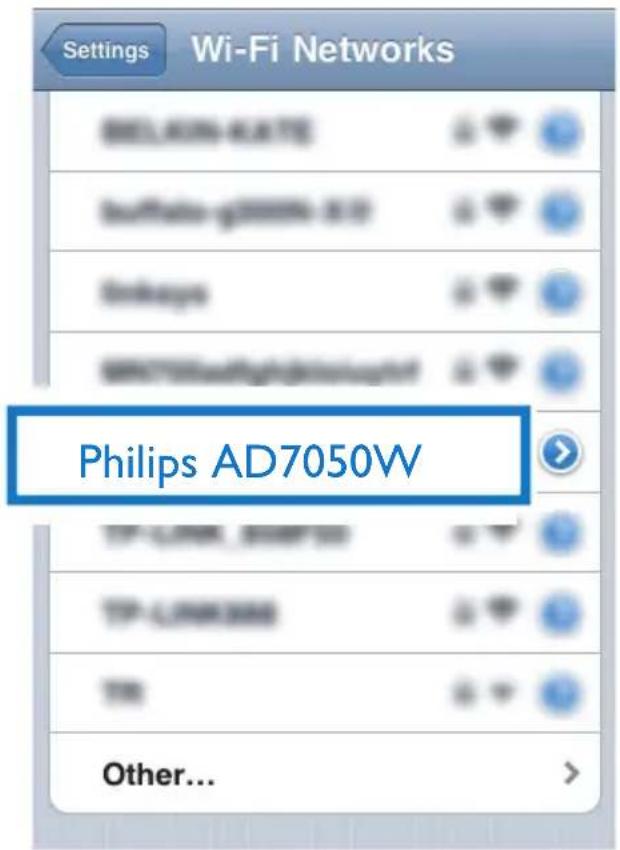 PHILIPS Fidelio AD7050W - Option 1 : utilisez votre iPod touch/iPhone/iPad - 2
