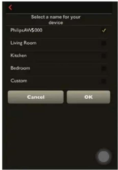 PHILIPS Fidelio AW5000 - Option 1: configuration de la connexion sans fil à un routeur autre que WPS par l'intermédiaire d'un apparéil iOS - 10