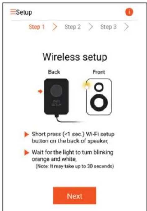PHILIPS Fidelio AW5000 - Option 2: configuration par l'intermédiaire d'un routeur Wi-Fi autre que WPS et d'un apparéil Android - 2