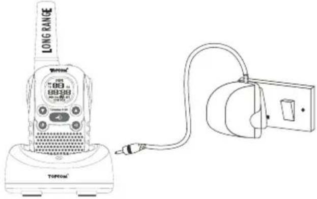 TOPCOM Twintalker 9100 - Chargement des batteries - 1