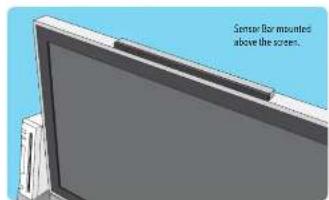 NINTENDO Nunchuk Wii - Sensor Bar Setup - 2