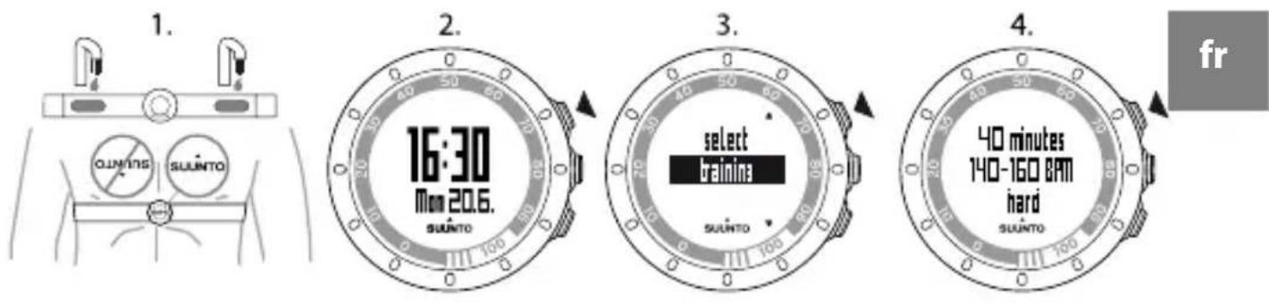 SUUNTO Quest - DÉBUT D'UNE SEANCE D'ENTRAJINEMENT - 1