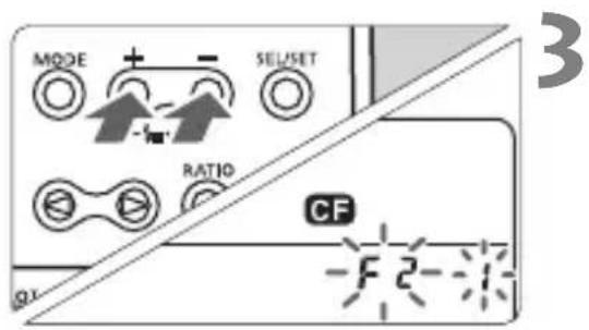 CANON Macro Twin Lite MT24EX - Sélectionnez le N° de fonction personnalisée. - 1