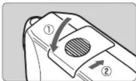 CANON Macro Twin Lite MT24EX - Insérez les piles. - 1