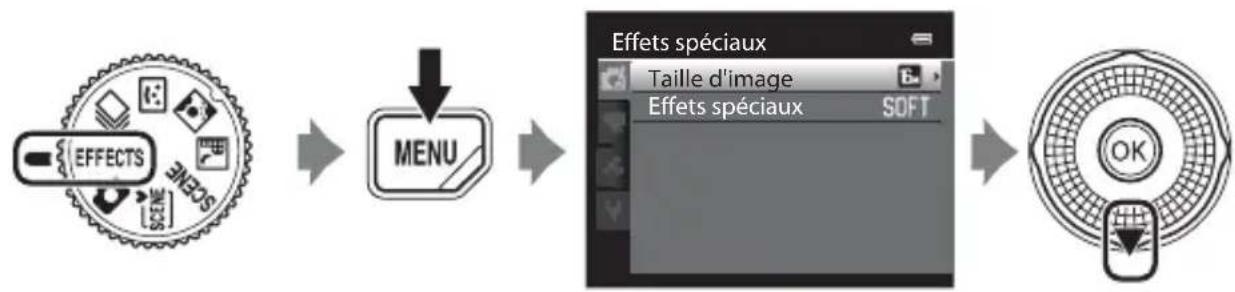 NIKON Coolpix S9300 - Mode d'effets spéciaux (Application d'effets lors de la prise de vue) - 1