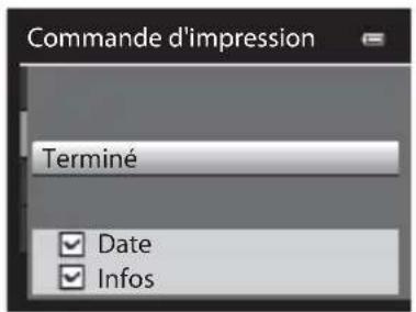 NIKON Coolpix S9300 - Choisissez d'imprimer ou non la date de prise de vue et les informations de prise de vue. - 1