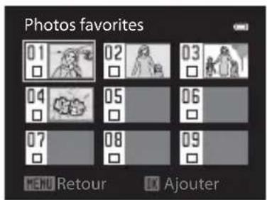 NIKON Coolpix S9300 - Ajout d'images à des albums - 2