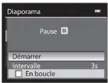 NIKON Coolpix S9300 - Utilisez le selecteur multidirectionnel pourCHOir Demarrer et appuyez sur OK. - 1