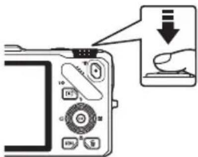 NIKON Coolpix S9300 - Appuyez sur le déclencheur à mi-course, c'est-à-dire que vous doivent appuyer légèrement sur le déclencheur jusqu'à partir une résistance. - 1