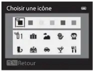 NIKON Coolpix S9300 - Changement de I'icone des albums favoris - 1