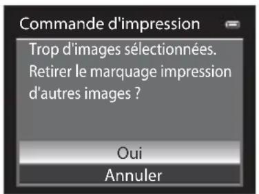 NIKON Coolpix S9300 - Remarques concernant la fonction Commande d'impression - 3