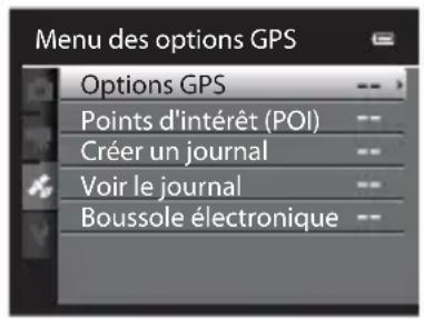NIKON Coolpix S9300 - Modification des réglages du GPS ou de la boussole électronique (menu des options GPS) - 1
