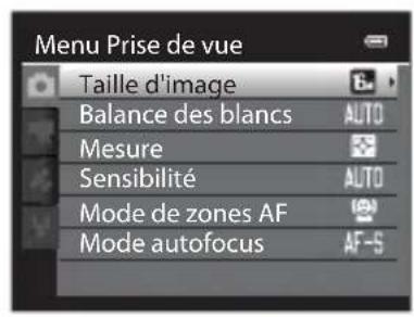 NIKON Coolpix S9300 - Navigation entre les onglets - 1