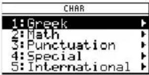 TEXAS INSTRUMENTS TI89 - Saisie de caractères spéciaux - 1