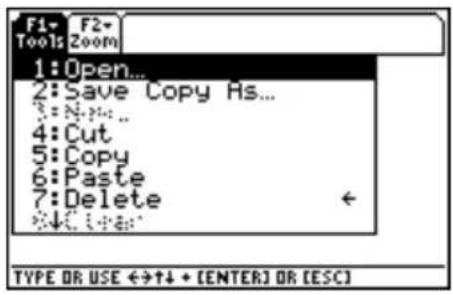 TEXAS INSTRUMENTS TI89 - Utilisation des boîtes de dialogueUtilisation des boîtes de dialogue - 1