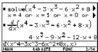 TEXAS INSTRUMENTS TI89 - Exemple : Opération copier/collerExemple : Opération copier/coller - 11