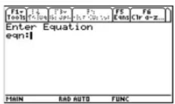 TEXAS INSTRUMENTS TI89 - Étapes et touches Affichage - 1