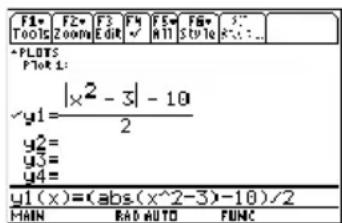 TEXAS INSTRUMENTS TI89 - Étapes et touches Affichage - 3