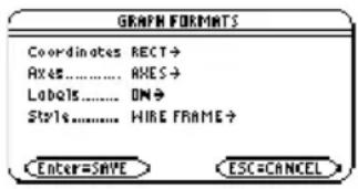 TEXAS INSTRUMENTS TI89 - Représentation graphique de surfacesReprésentation graphique de surface - 9
