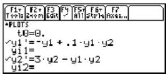 TEXAS INSTRUMENTS TI89 - Modèle prédateur-proieModèle prédateur-proie - 18