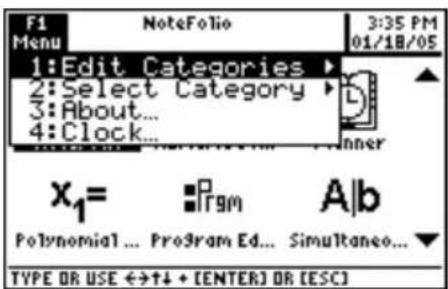 TEXAS INSTRUMENTS TI89 - Appuyez sur Résultat - 1