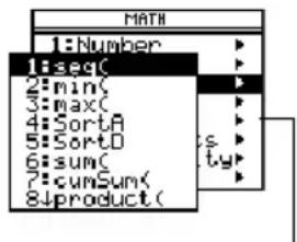 TEXAS INSTRUMENTS TI89 - Options suivies de ▶(Étouementus)(Sleus-menus) - 2