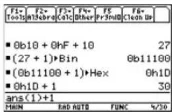 TEXAS INSTRUMENTS TI89 - Étapes et touches Affichage - 1