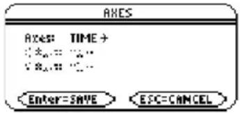 TEXAS INSTRUMENTS TI89 - Définition des axes Définition des axes - 2