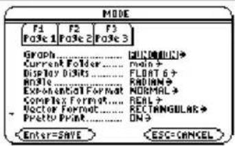 TEXAS INSTRUMENTS TI89 - Étapes et touches Affichage - 1