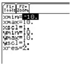 TEXAS INSTRUMENTS TI89 - Affichage des variables Window dans l'éditeur WindowAffichage des variab - 1